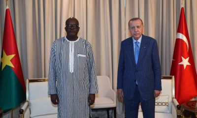 Cumhurbaşkanı Erdoğan, Burkina Faso Devlet Başkanı Kabore ile bir araya geldi