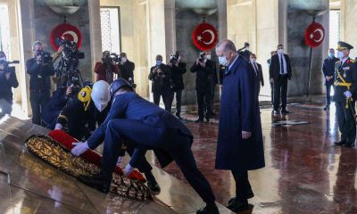 Cumhuriyet Bayramı törenleri Anıtkabir’de başladı