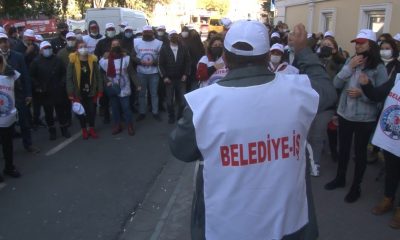 Üç yıldır zam alamayan Bakırköy Belediyesi işçileri greve başladı