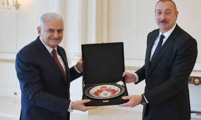 Azerbaycan Cumhurbaşkanı Aliyev, Binali Yıldırım’ı kabul etti