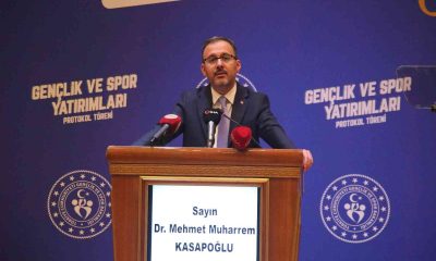 Bakan Kasapoğlu: “Harcanan her bir kuruşu gençlerimiz için harcıyoruz”