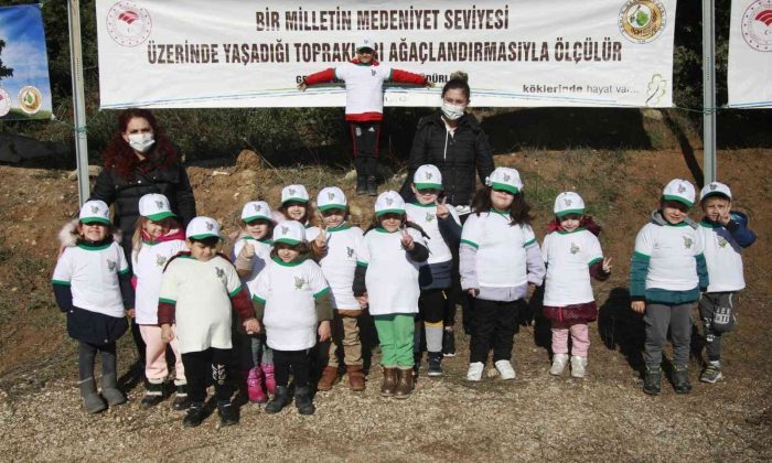 Bursa’da binlerce fidan toprakla buluştu