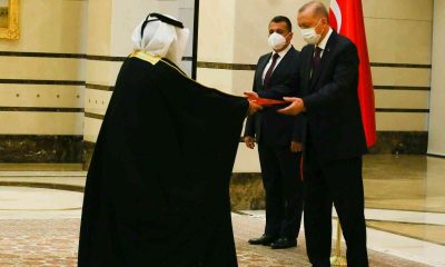 Cumhurbaşkanı Erdoğan, Katar Büyükelçisi Al Thani’yi kabul etti