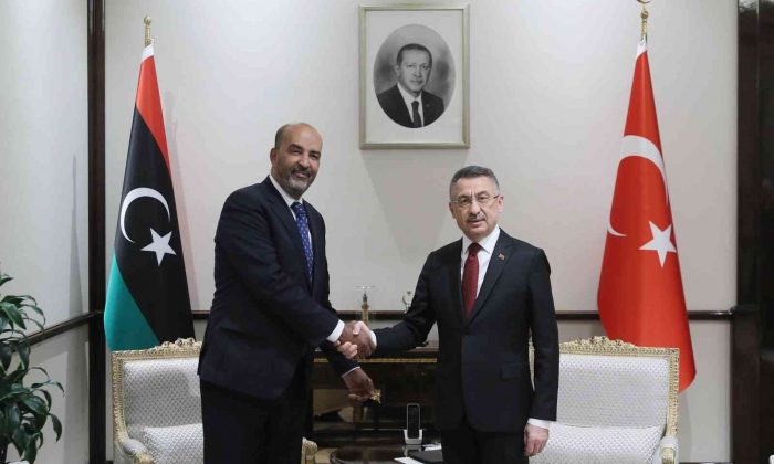 Cumhurbaşkanı Yardımcısı Oktay, Libya heyetini kabul etti
