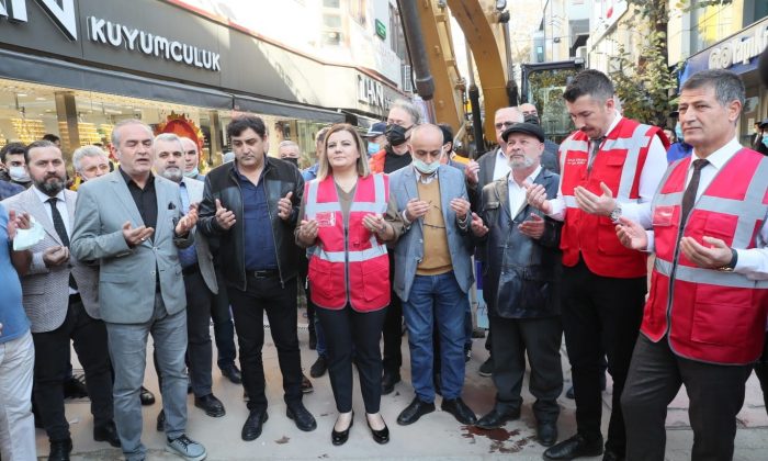 Fethiye Caddesi’ndeki çalışmalar başlatıldı