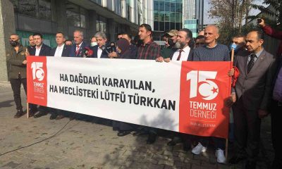 Şehit yakınları ve gazilerden Lütfü Türkkan’a tepki