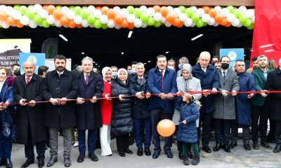 Yeşilyurt’ta pazar yeri dualarla hizmete açıldı