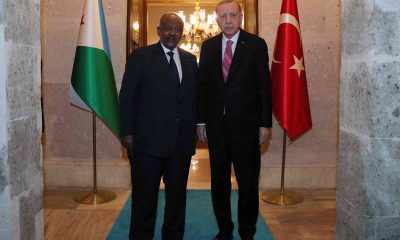 Cumhurbaşkanı Erdoğan, Cibuti Cumhurbaşkanı Guelleh ile görüştü