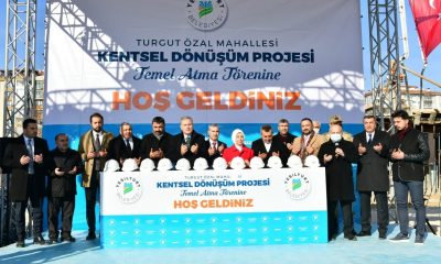 Yeşilyurt ’ta kentsel dönüşüm proje alanında temel atma töreni yaptı