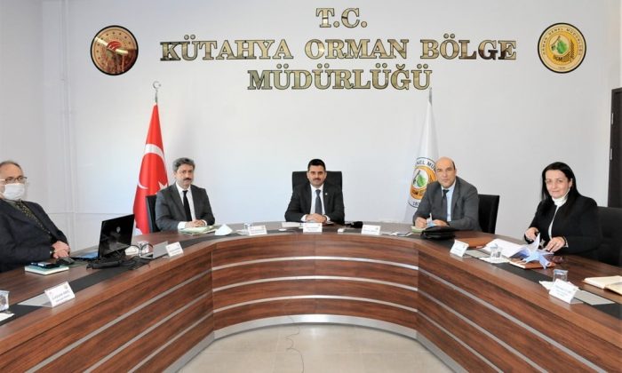 Kütahya Orman Bölge Müdürlüğü’nde çalışmalar masaya yatırıldı